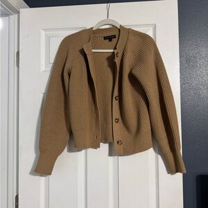 Banana Republic Camel Button-Up Cardigan